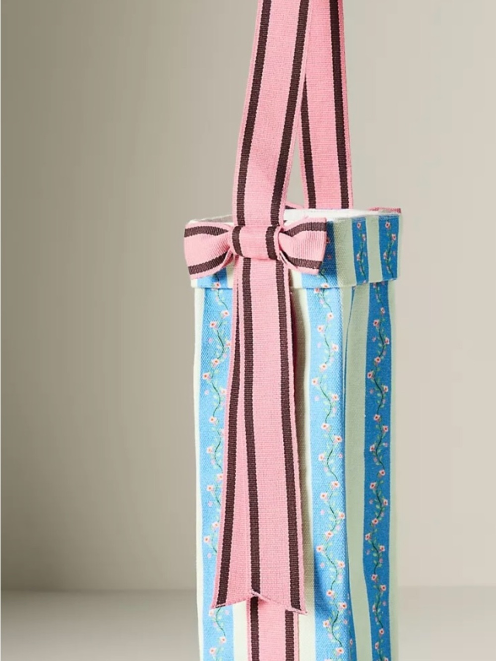 Anthropologie Cotton Wine Tote.
